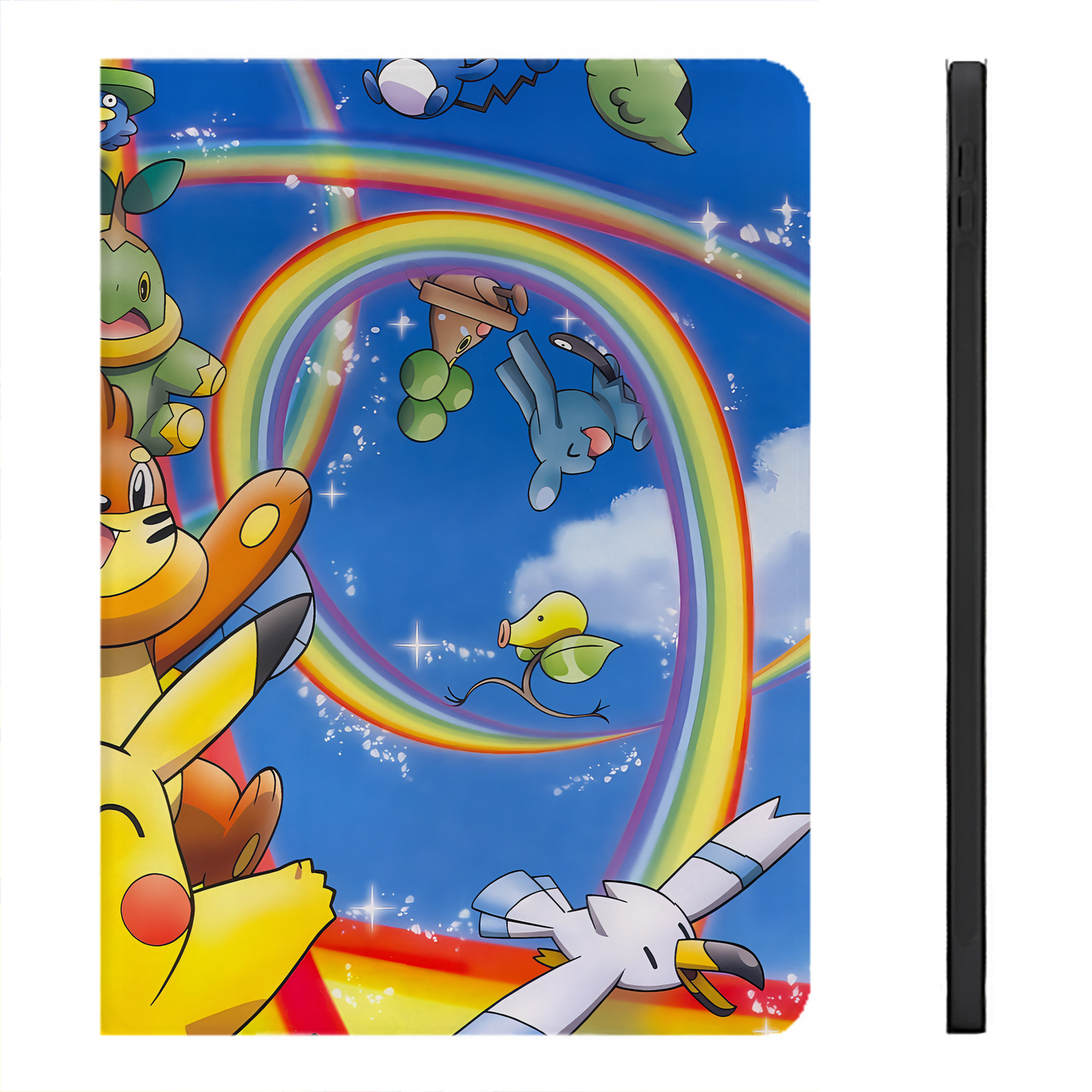（画像用） ポケットモンスター Pokémon IPadケース ペンホルダー付き ブックスタイルデザイン
